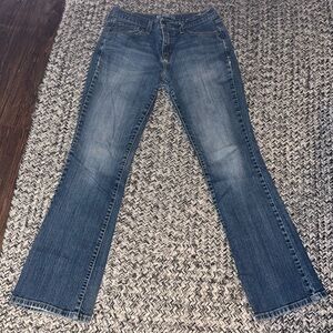 Levi Strauss and Co studded pockets, bootcut 515 jeans, size 6